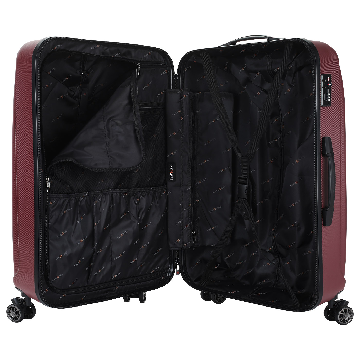 Чемодан большой L из поликарбоната с кодовым замком Eberhart Enigma