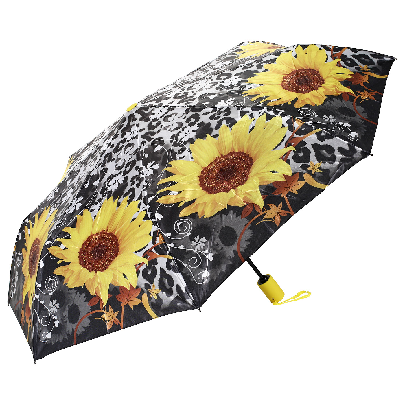 Raindrops Автоматический зонт с принтом
