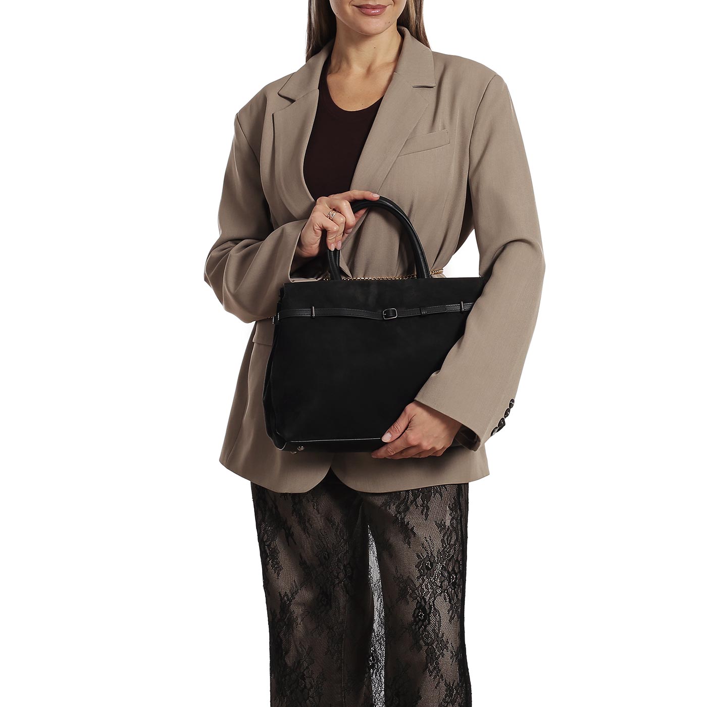 Кожаная сумка Curanni 