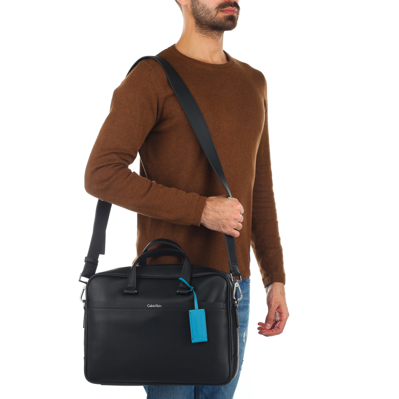 Мужская деловая сумка с отделом для ноутбука Calvin Klein Jeans Elias