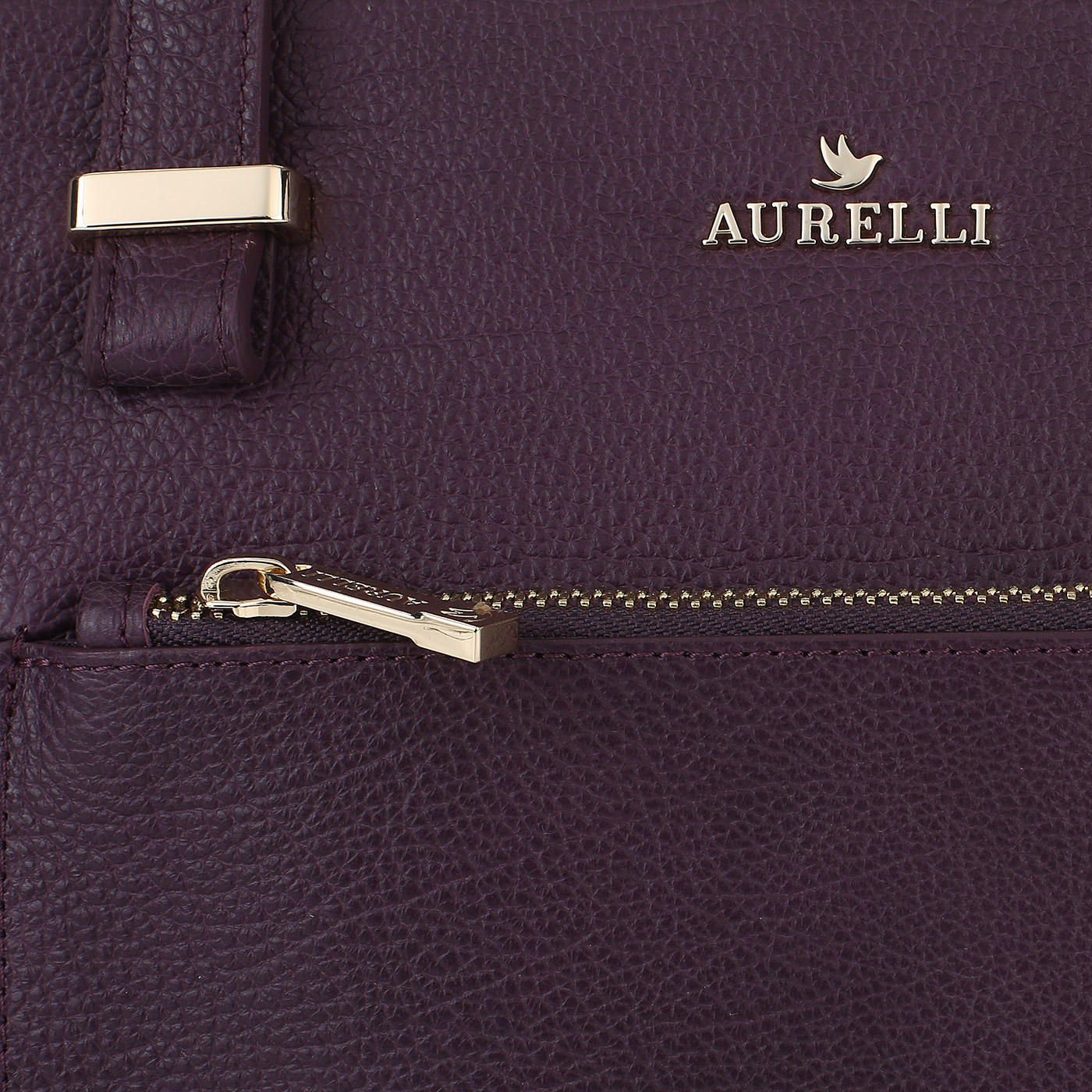 Сумка из зернистой кожи Aurelli 