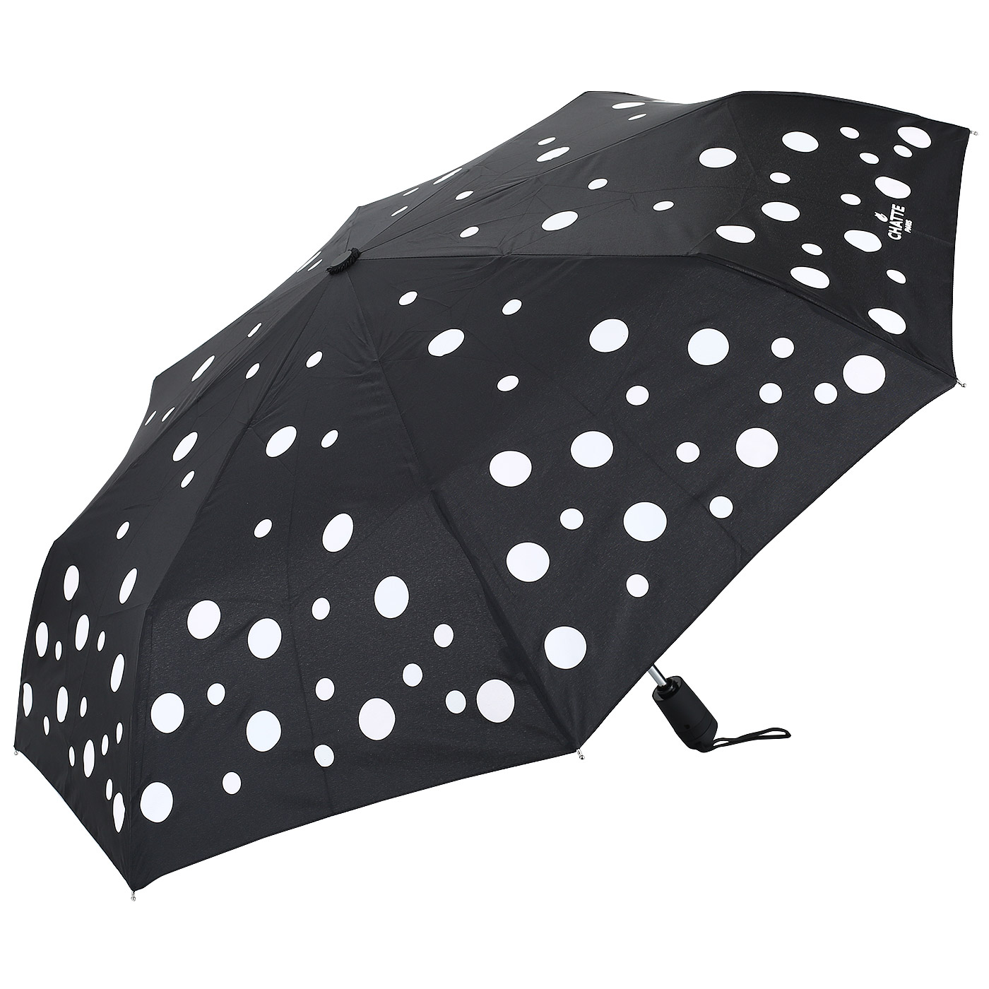 Chatte Черный женский зонт с чехлом
