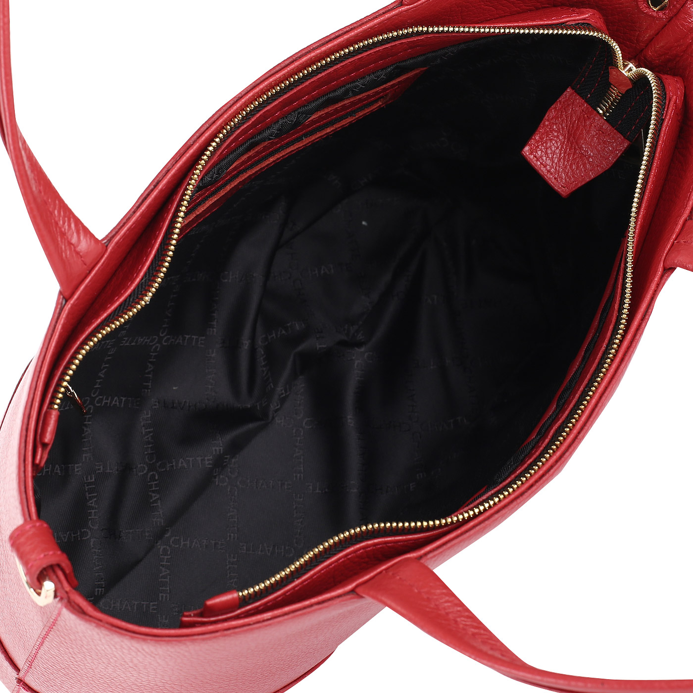 Женская сумка из красной кожи Chatte 