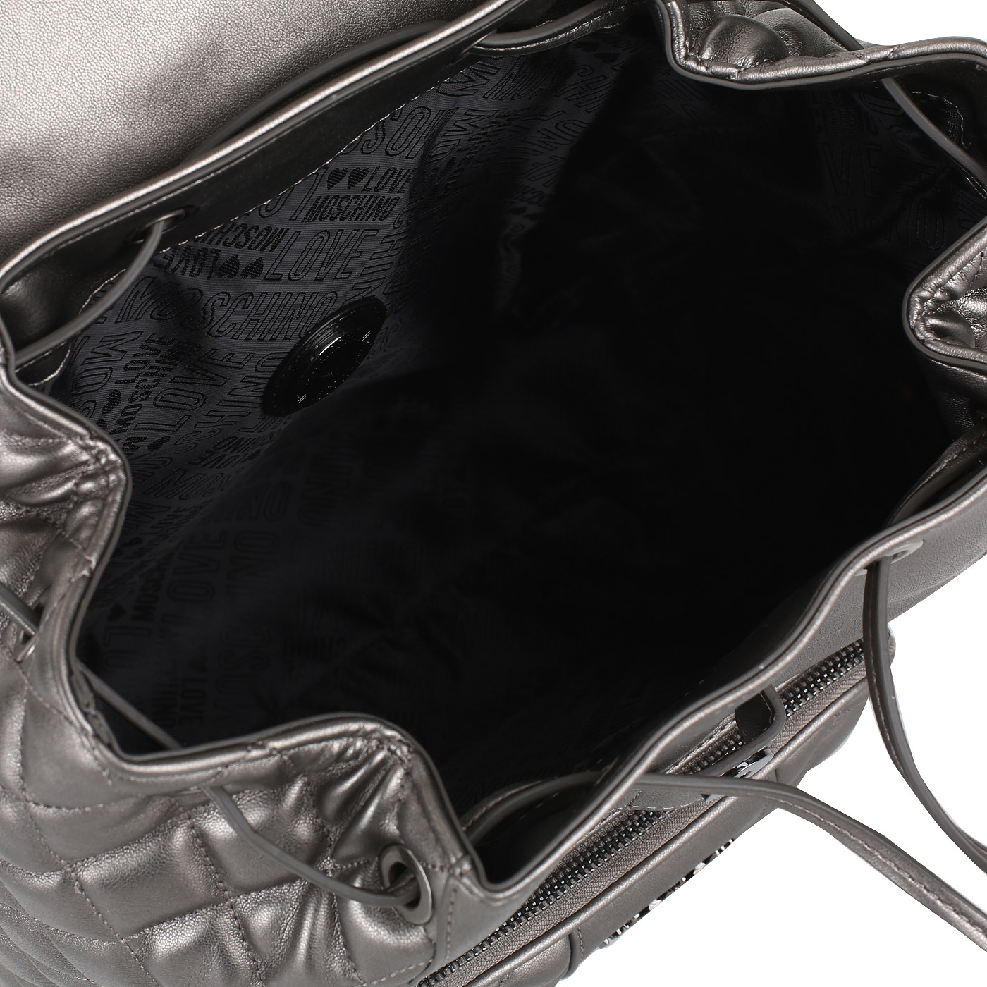 Стеганый рюкзак Love Moschino Metallic Super Quilted