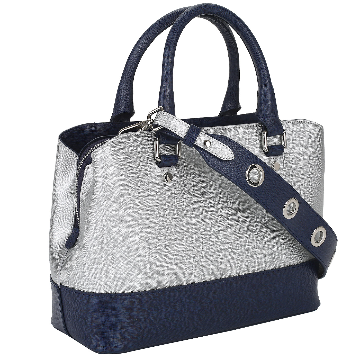 Сумка с тремя отделениями Aurelli Saffiano