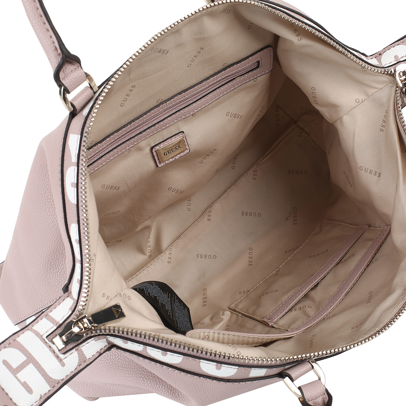 Розовая сумка с плечевым ремнем Guess Narita