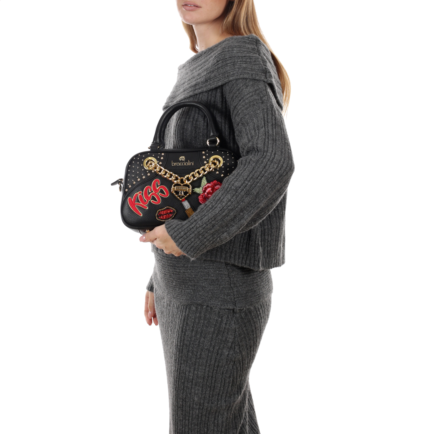 Сумка с двумя ручками Braccialini Rock