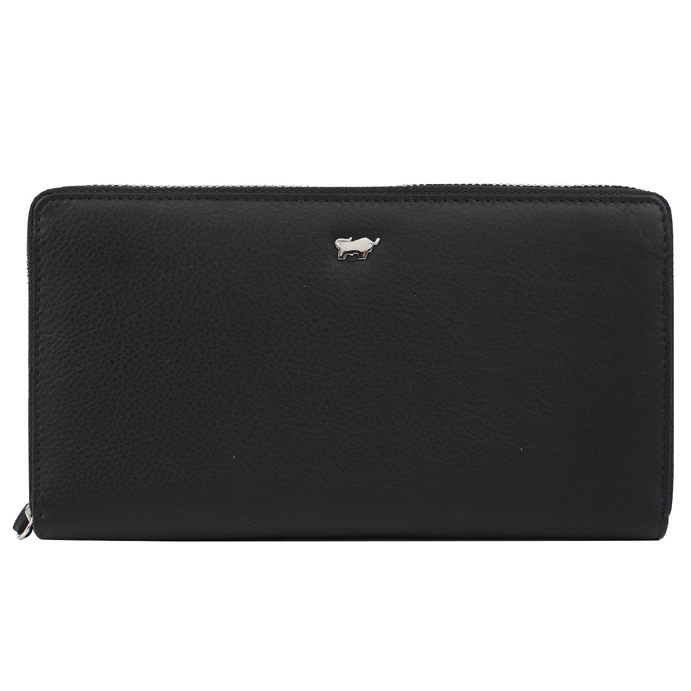 Braun Buffel Черное кожаное портмоне