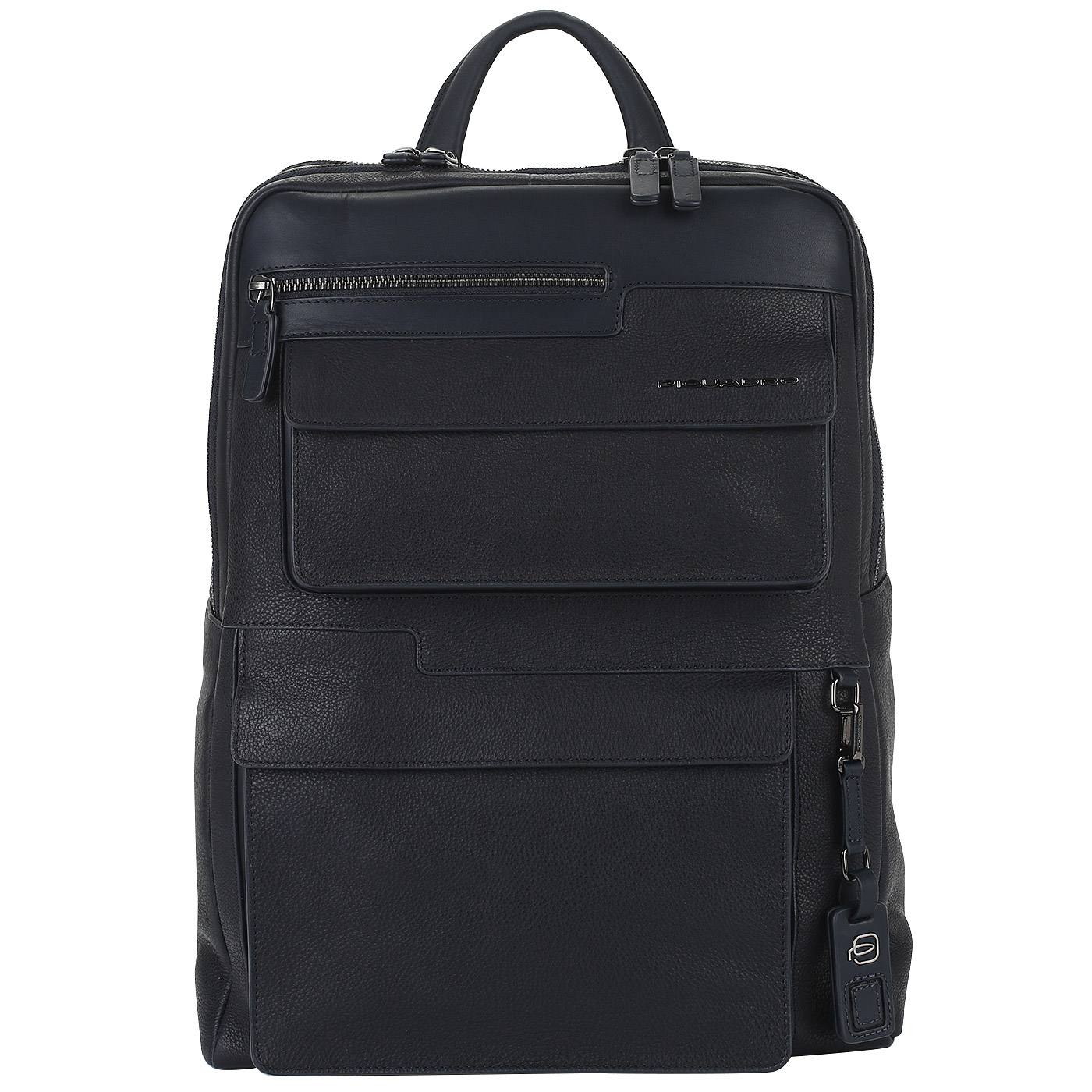 Piquadro Синий кожаный рюкзак