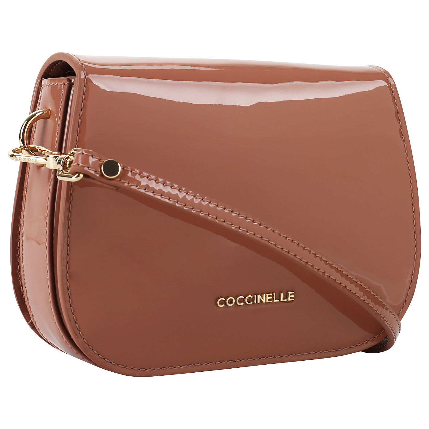 Сумочка из лакированной кожи Coccinelle Craquante patent