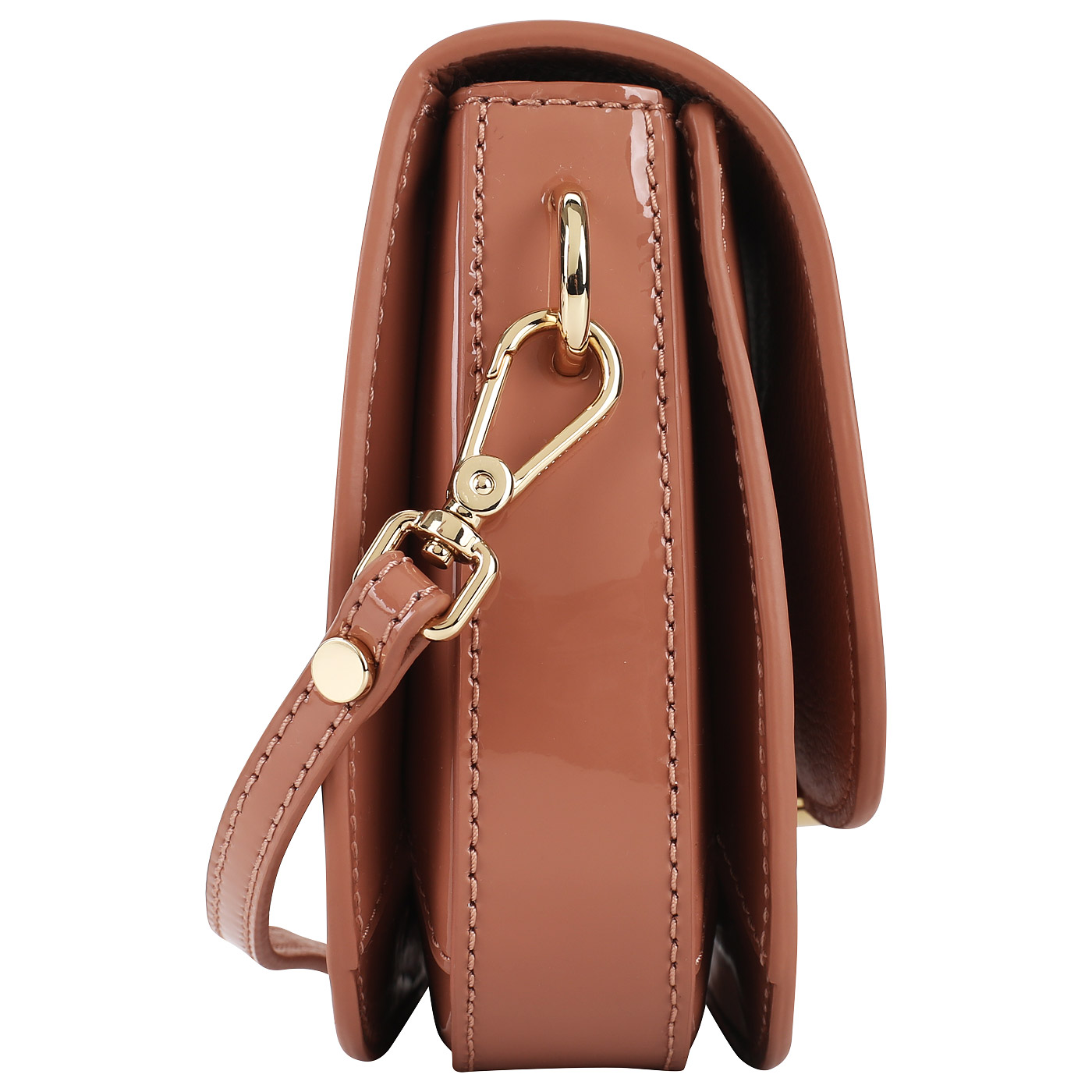 Сумочка из лакированной кожи Coccinelle Craquante patent