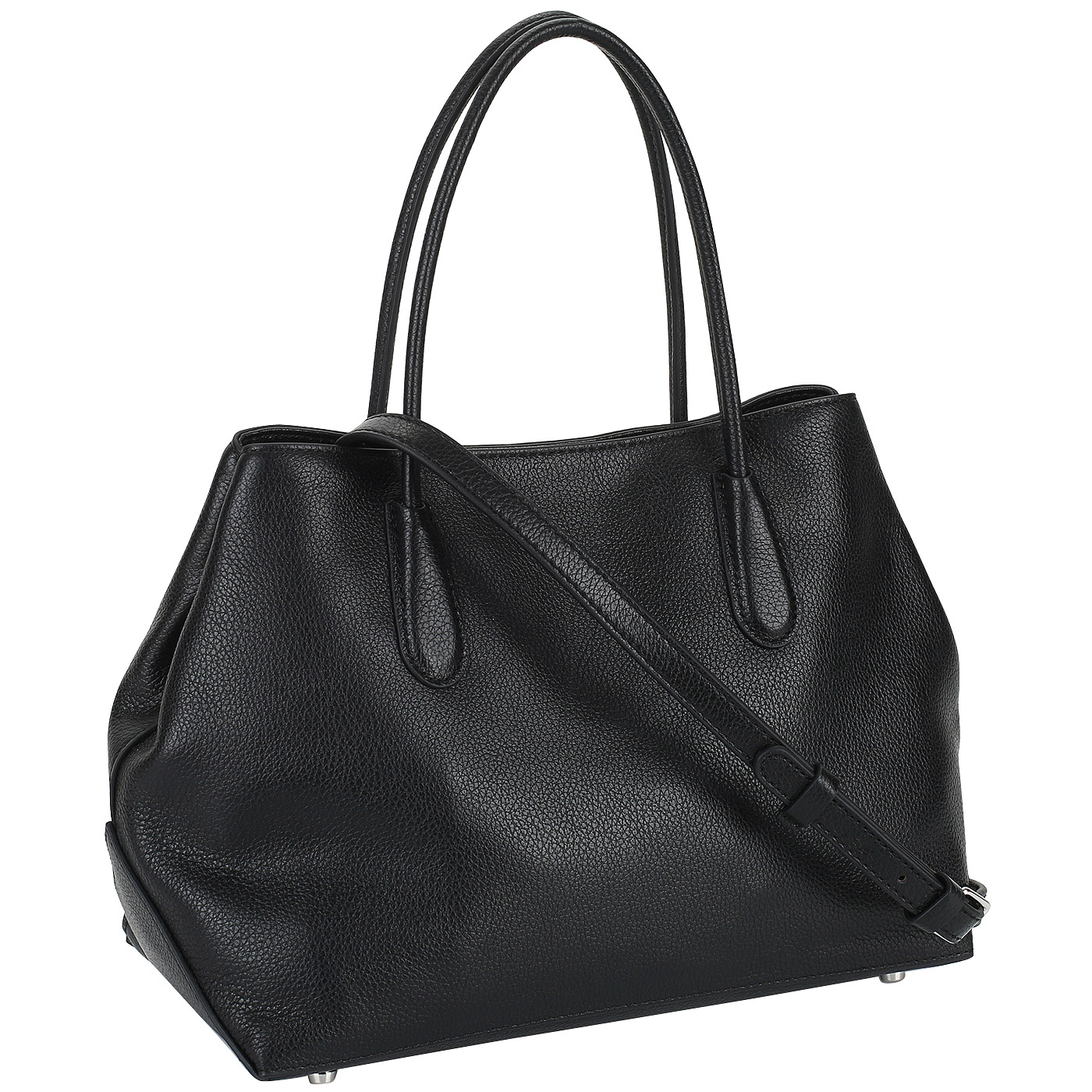 Кожаная сумка на кнопке Coccinelle Fidele