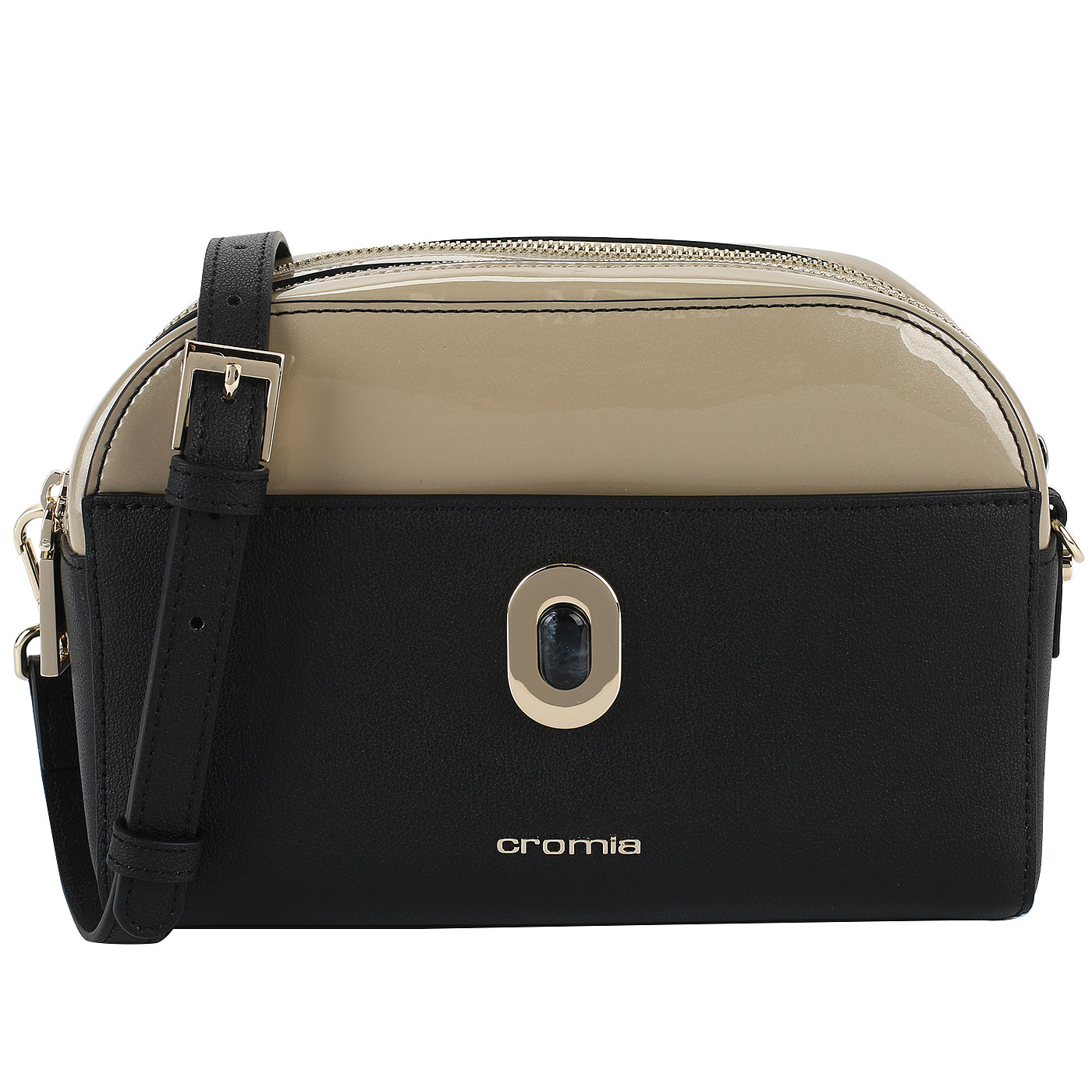 Cromia Кожаная сумочка с двумя отделами