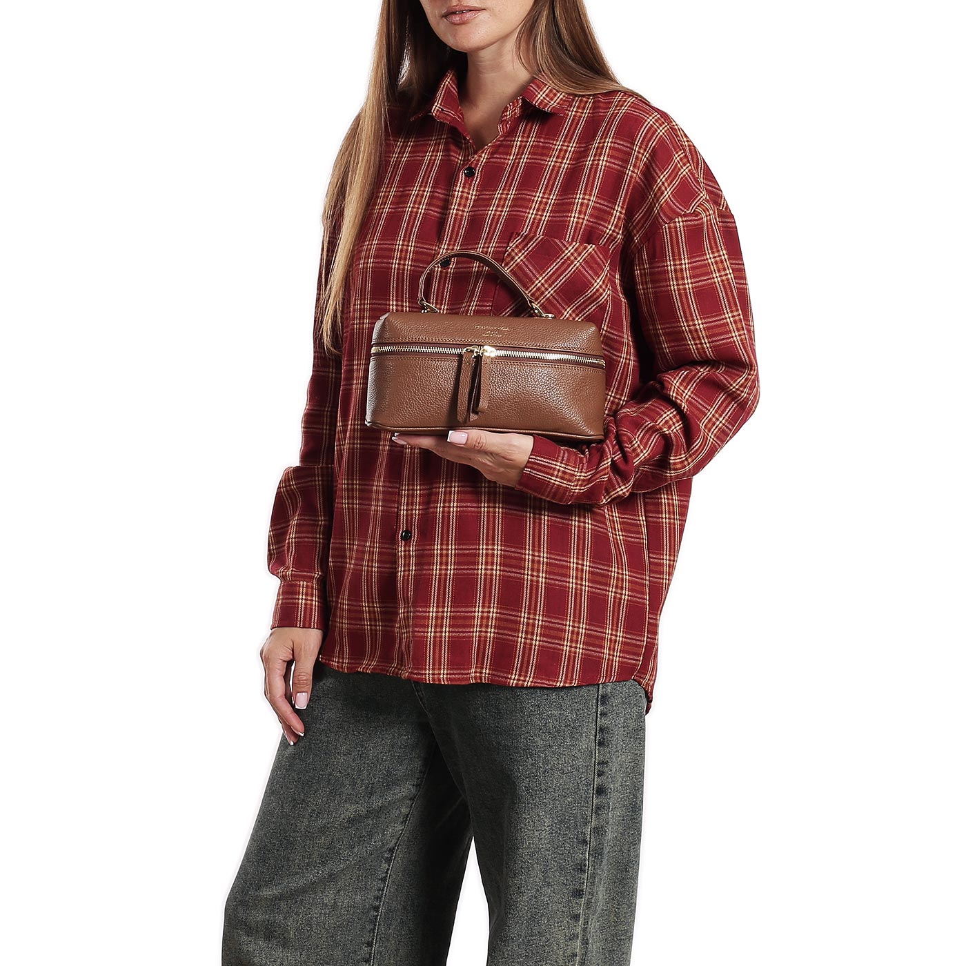 Кожаная сумка Christian Villa Peggy