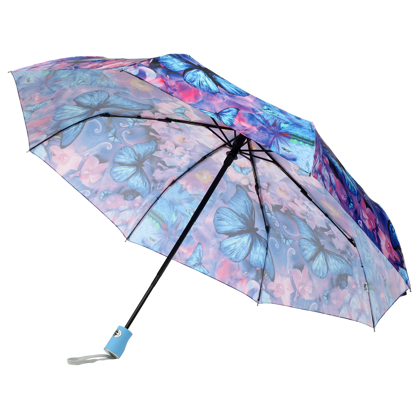 Автоматический зонт с цветочным принтом Raindrops 