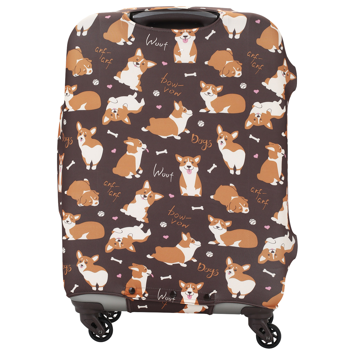 Чехол для чемодана на кнопках Eberhart Doggy Bone