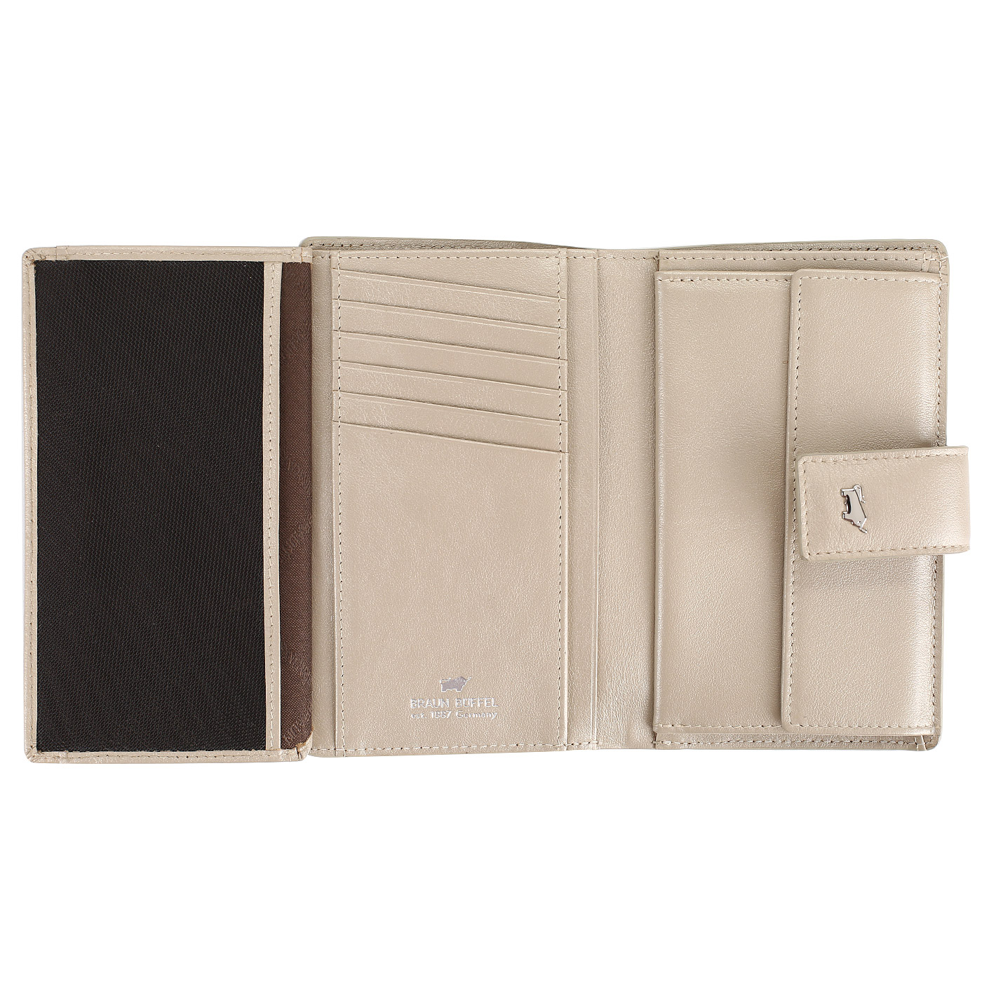 Кожаный кошелек на кнопке Braun Buffel Salerno